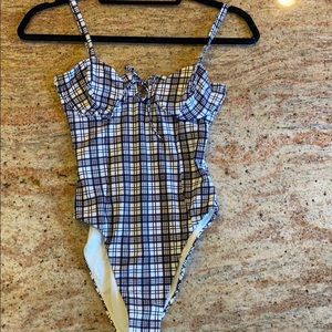 RVCA Checkered with tie one piece